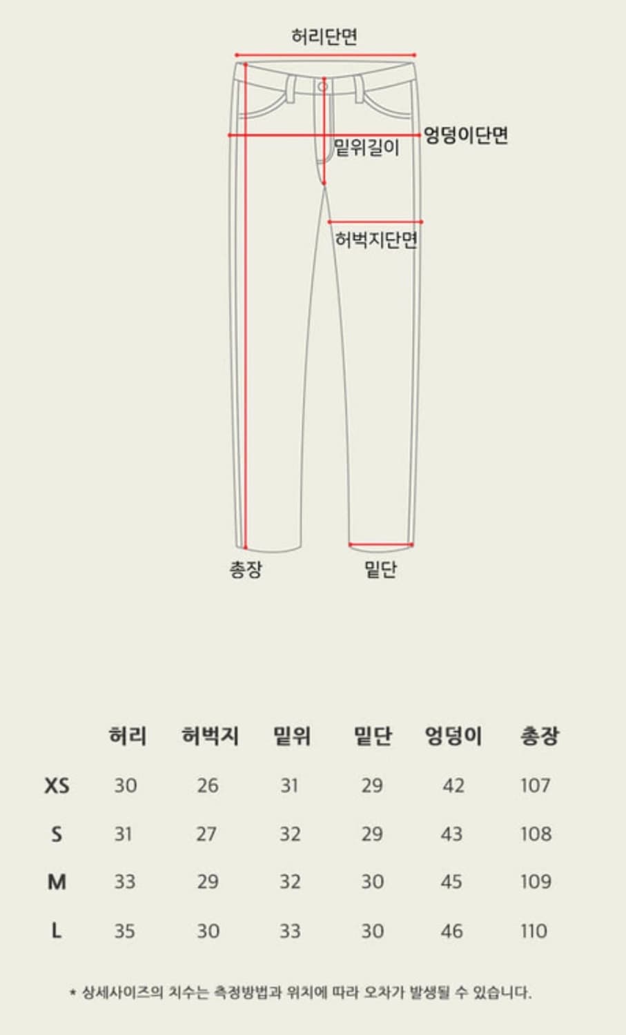 서쿠키 체크 진(Blue/L size) 상품이미지5