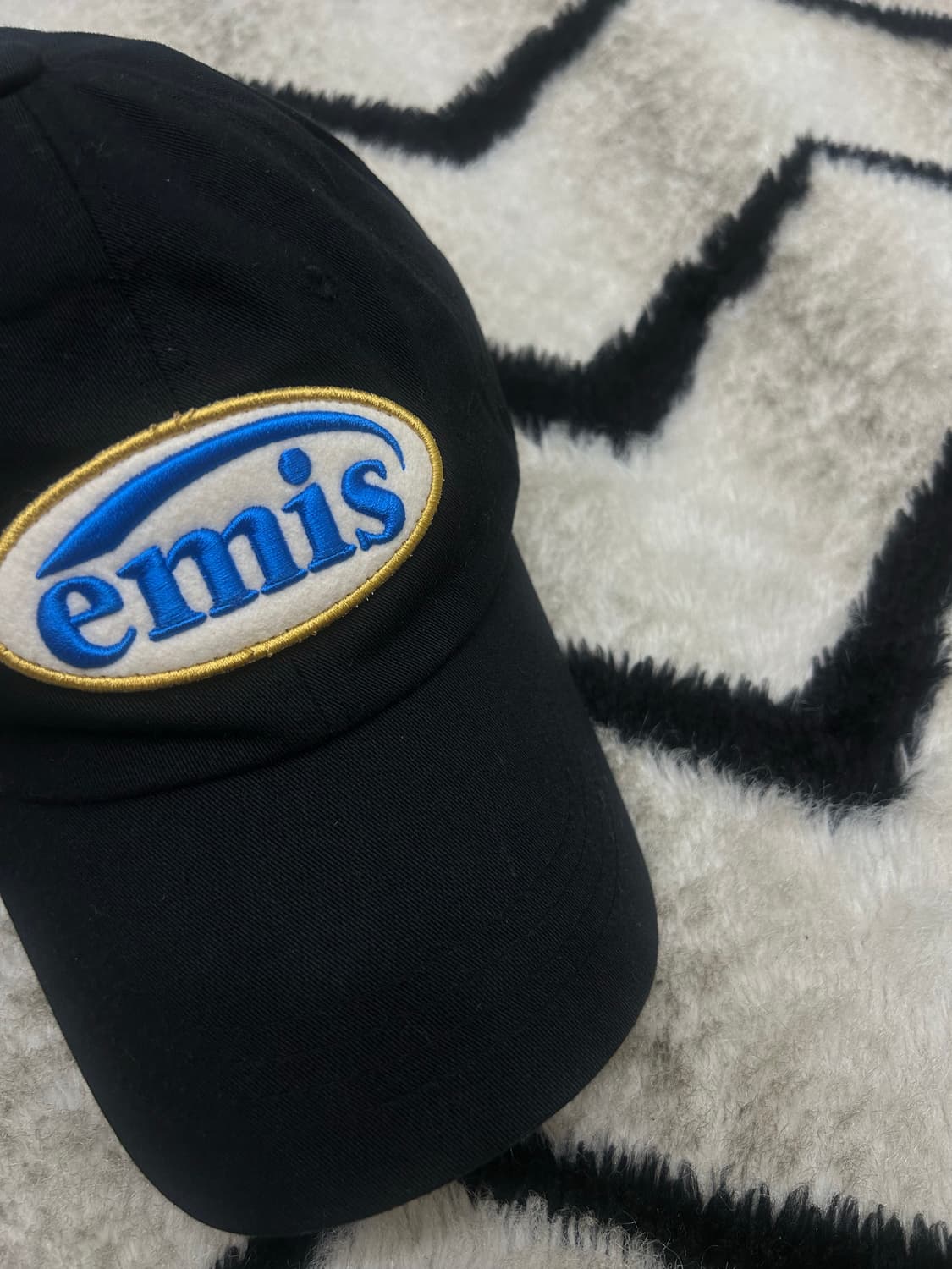 Emis 와펜 볼캡/블랙 상품이미지1