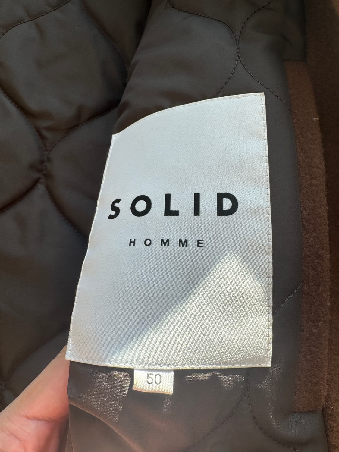 솔리드옴므 브라운 헌팅 자켓(50) 상품이미지2