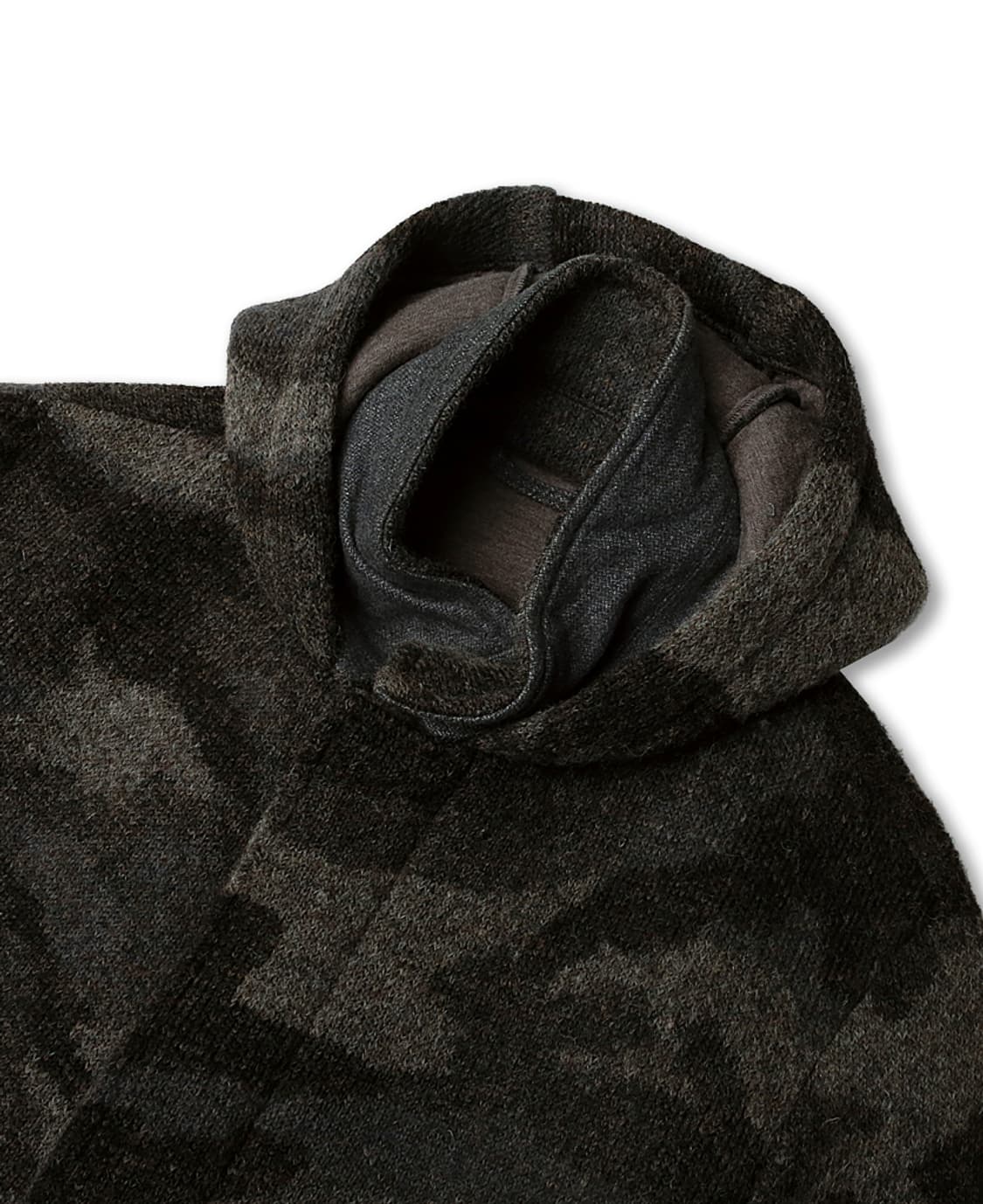 발스타리노 [Valstarino] 랩 이태리 카모플라쥬 니트 후드 코트 상품이미지2