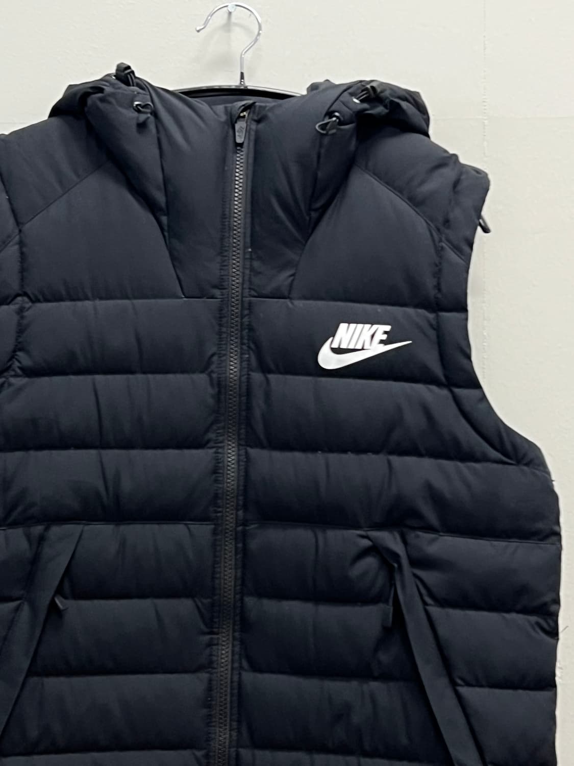 나이키 NSW 덕다운 후드 패딩조끼 베스트 블랙 상품이미지3