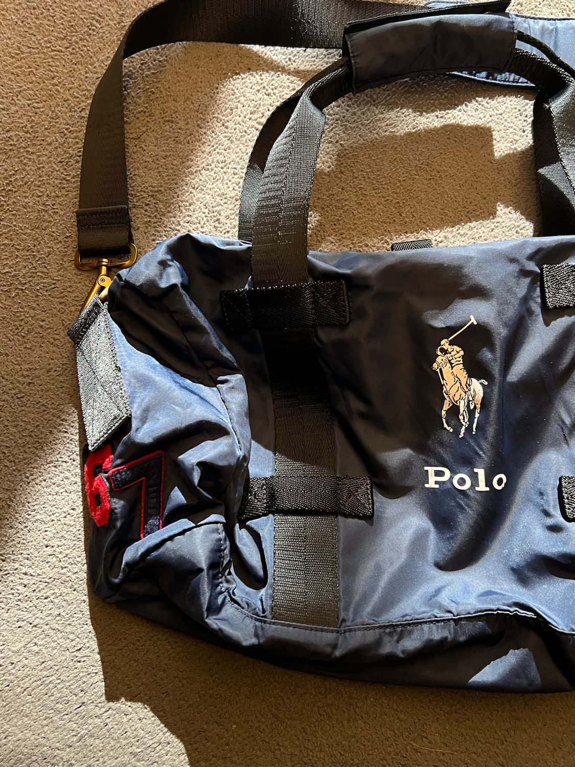 폴로 랄프로렌 성조기 더플백 뉴욕구매 유일매물 처분  상품이미지1