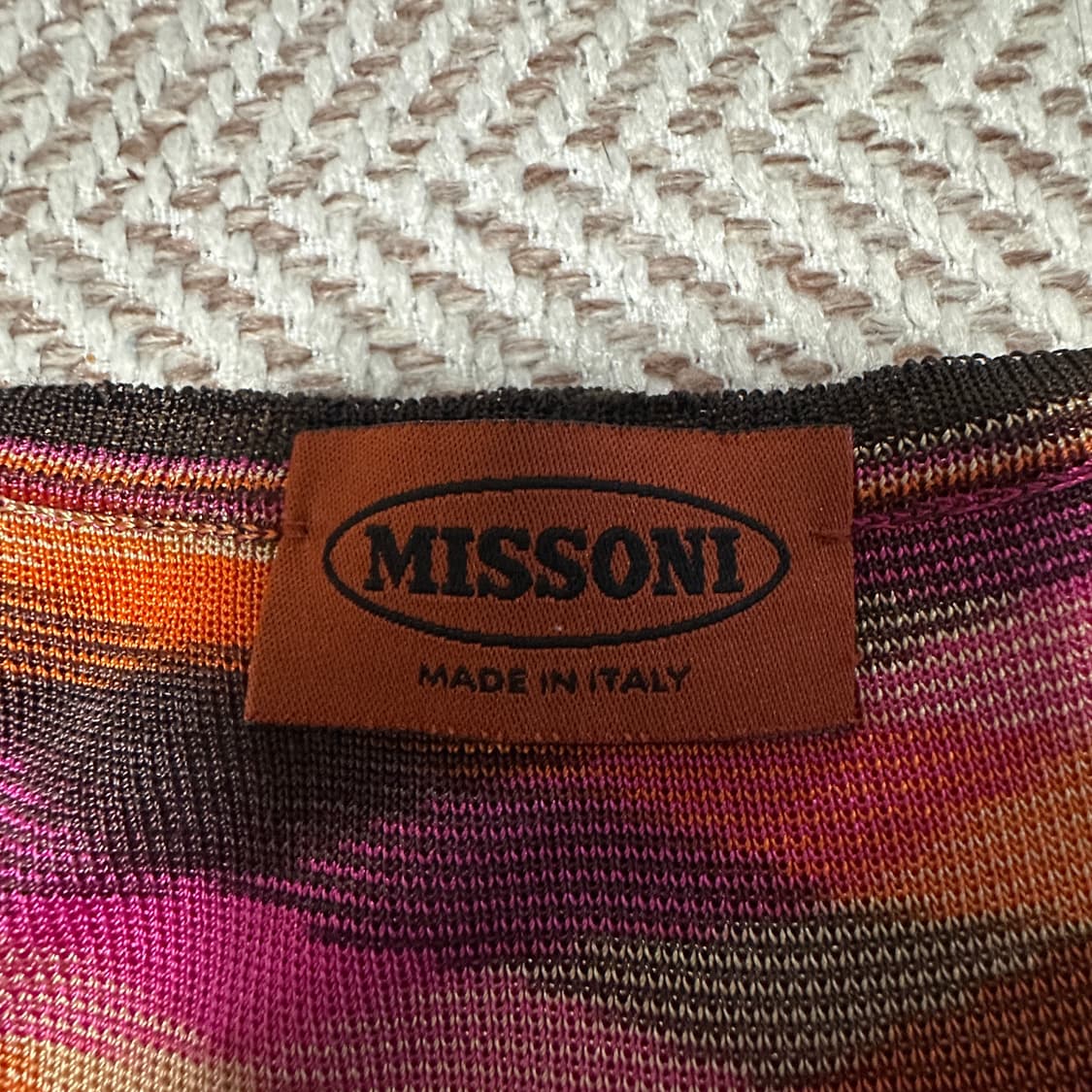 MISSONI italy made sleeveless shirts 상품이미지3