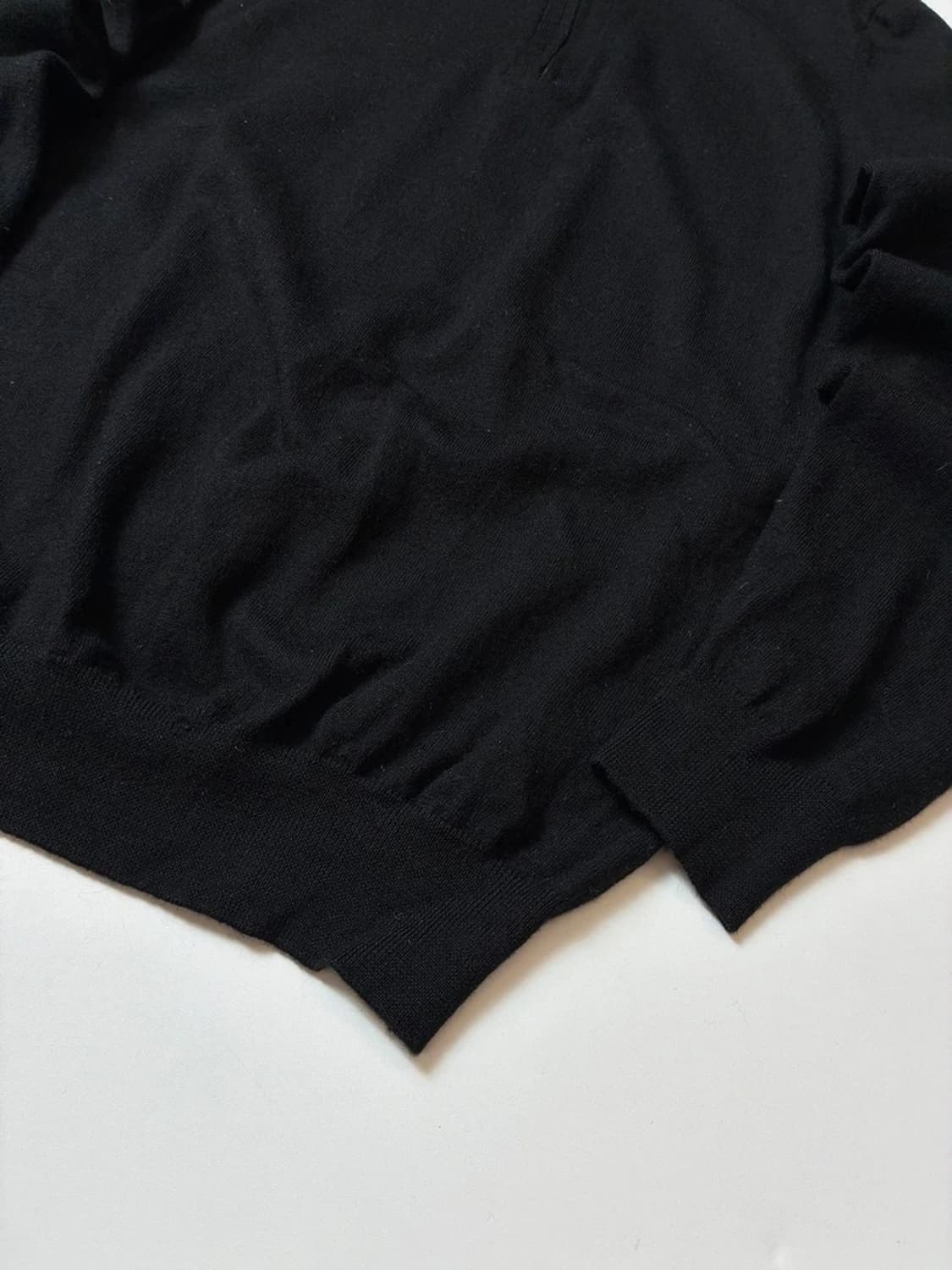 버버리 체크 트리밍 울 하프 지퍼 스웨터 PN8790 상품이미지4