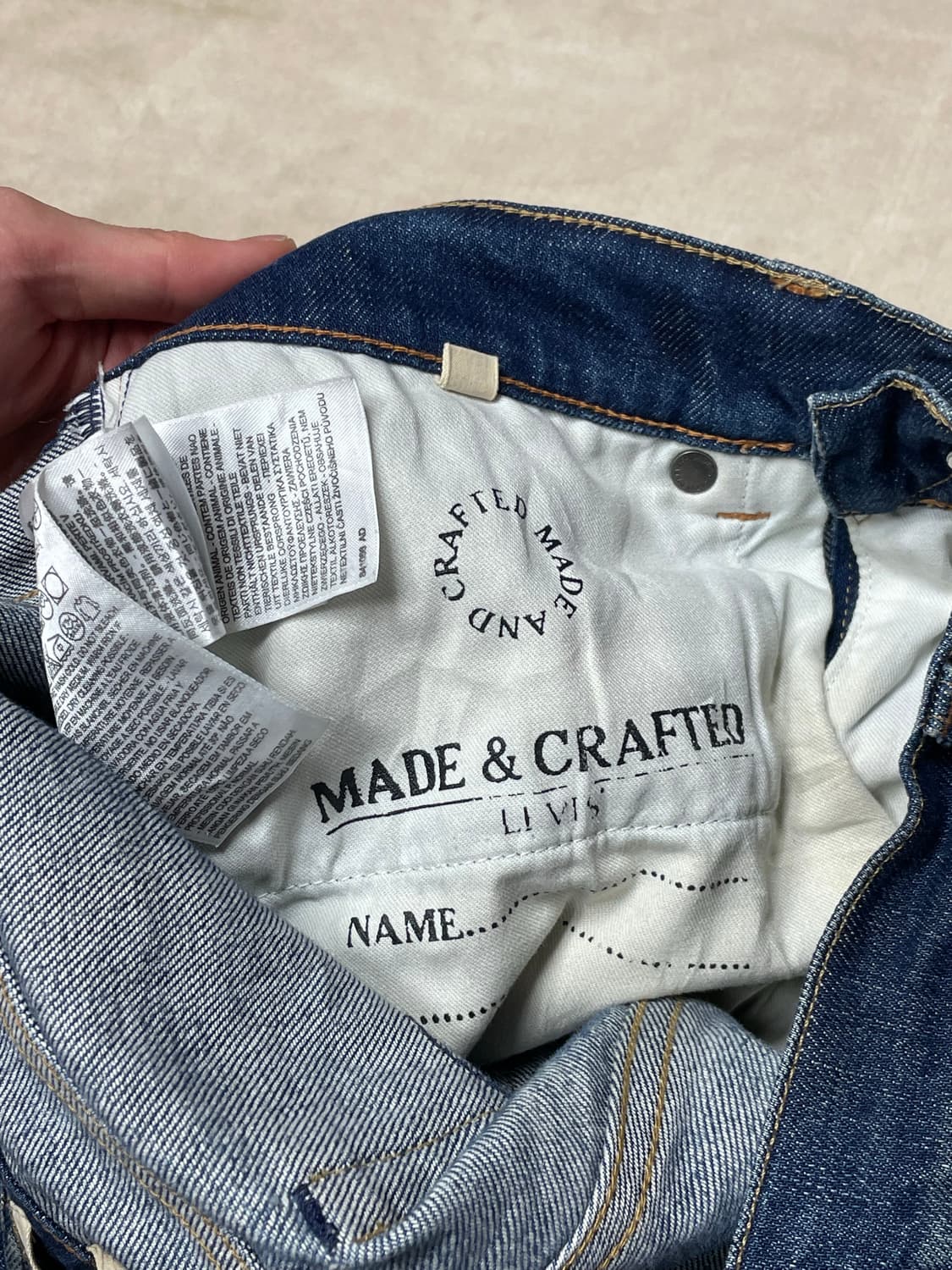 리바이스 made&crafted 디스트로이진 상품이미지9