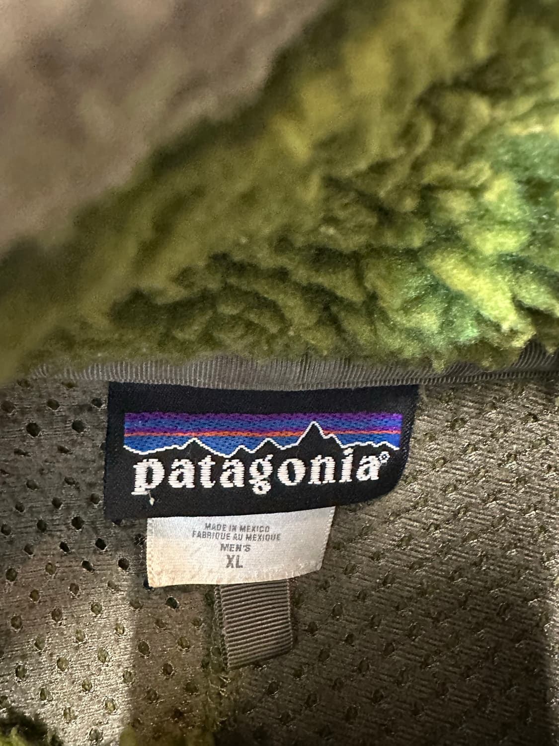 (XL) 파타고니아 빈티지 딥파일 그린 상품이미지4