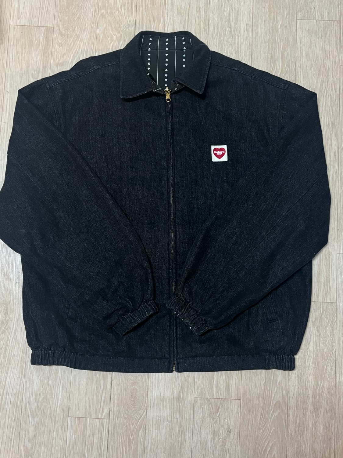 칼하트 WIP 허드슨 리버시블 자켓 블랙 M 상품이미지2