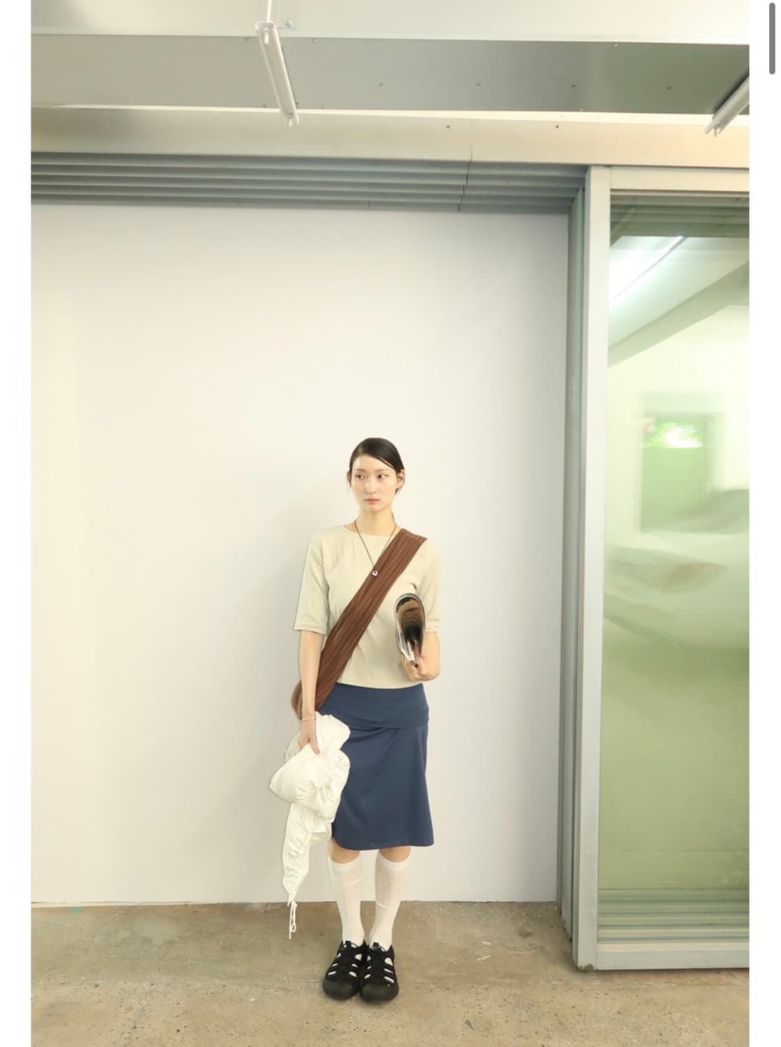 뮤로우 LULU STRIPE BAG 상품이미지1