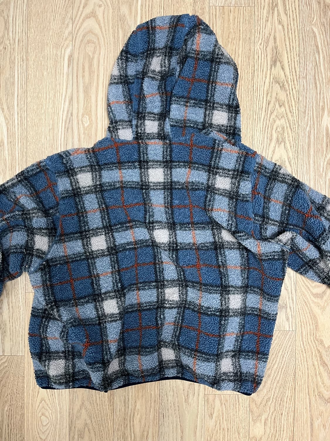 유니클로 JW앤더슨 체크 후리스 상품이미지2