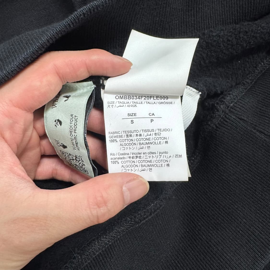 정품 오프화이트 20fw 어그리먼트 애로우 후드티 상품이미지4