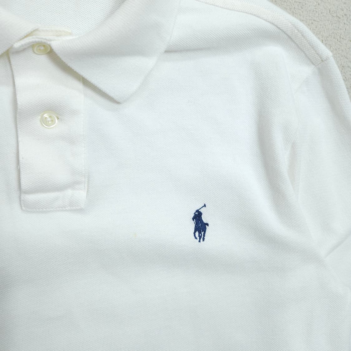 폴로 랄프 로렌 화이트 카라티 L  상품이미지3
