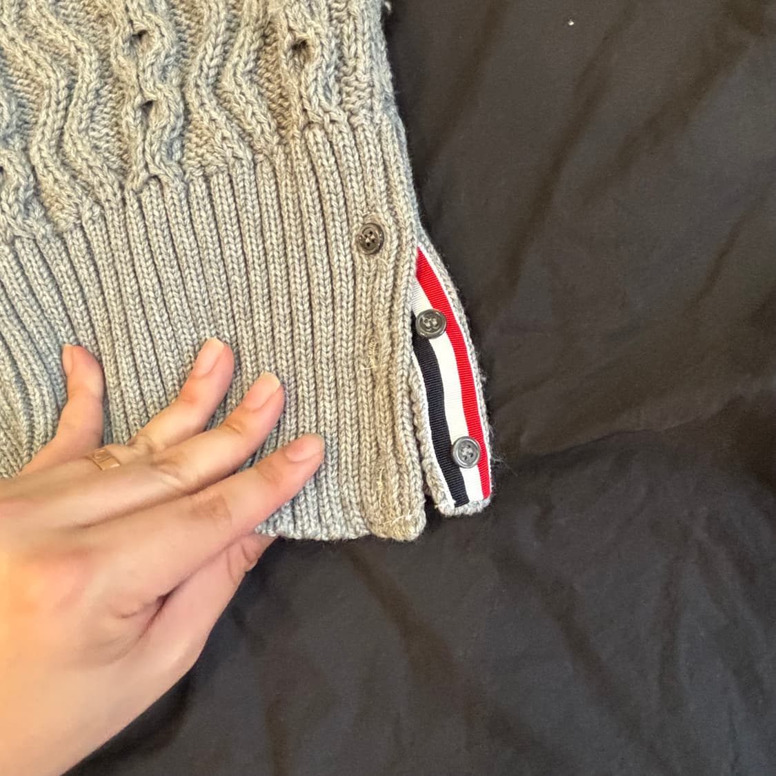 톰브라운 아란 케이블 니트 가디건 4사이즈 상품이미지6