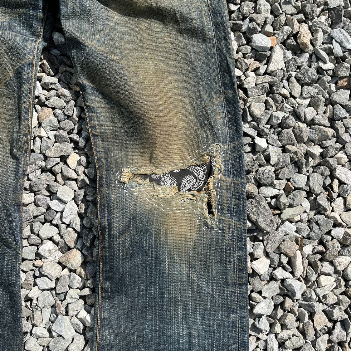 리바이스 505 (일본판) 빈티지 페이즐리 데님(실측확인) 상품이미지2