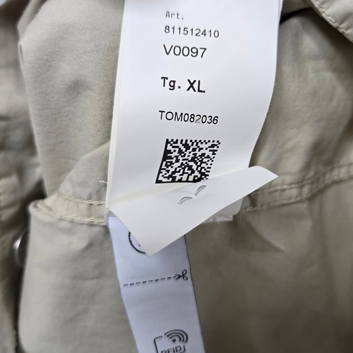 24fw 스톤아일랜드 반팔 오버셔츠 xl사이즈 105 판매 상품이미지3