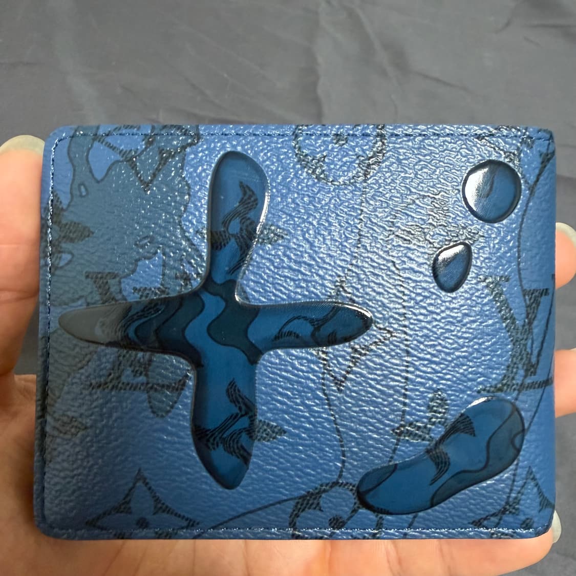 [새상품.정품] 루이비통 모노그램 아쿠아가든 슬렌더월릿 반지갑 상품이미지3