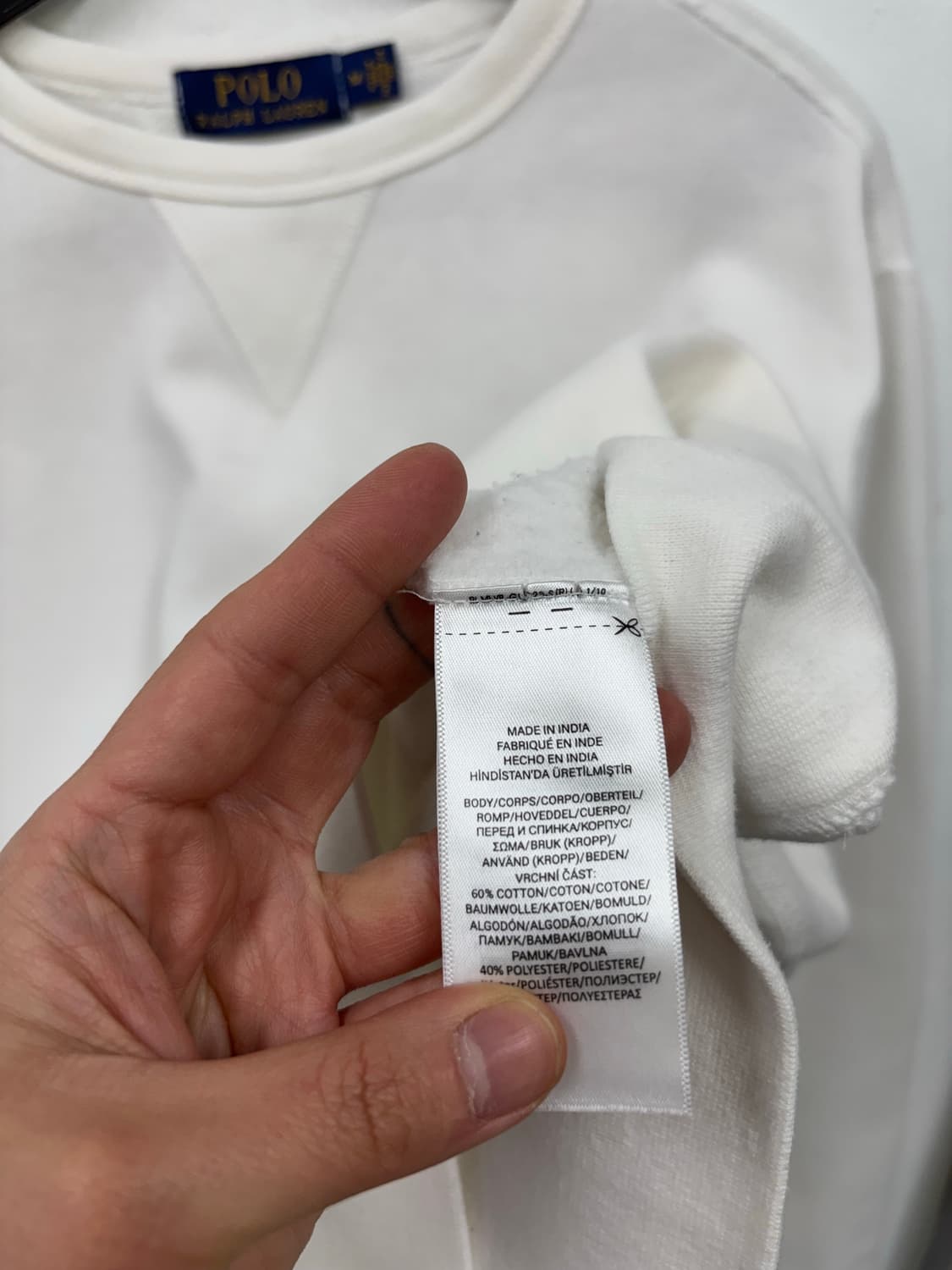 폴로랄프로렌 기모 맨투맨 상품이미지6