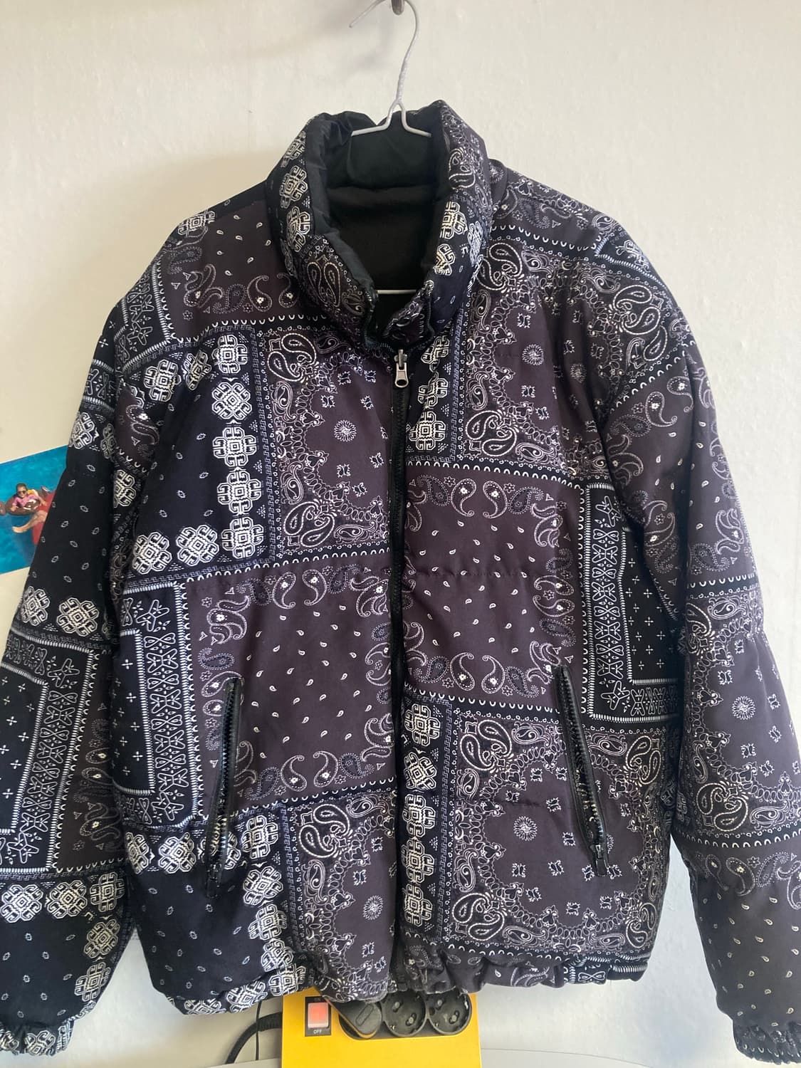 빈티지 페이즐리 패딩 상품이미지2