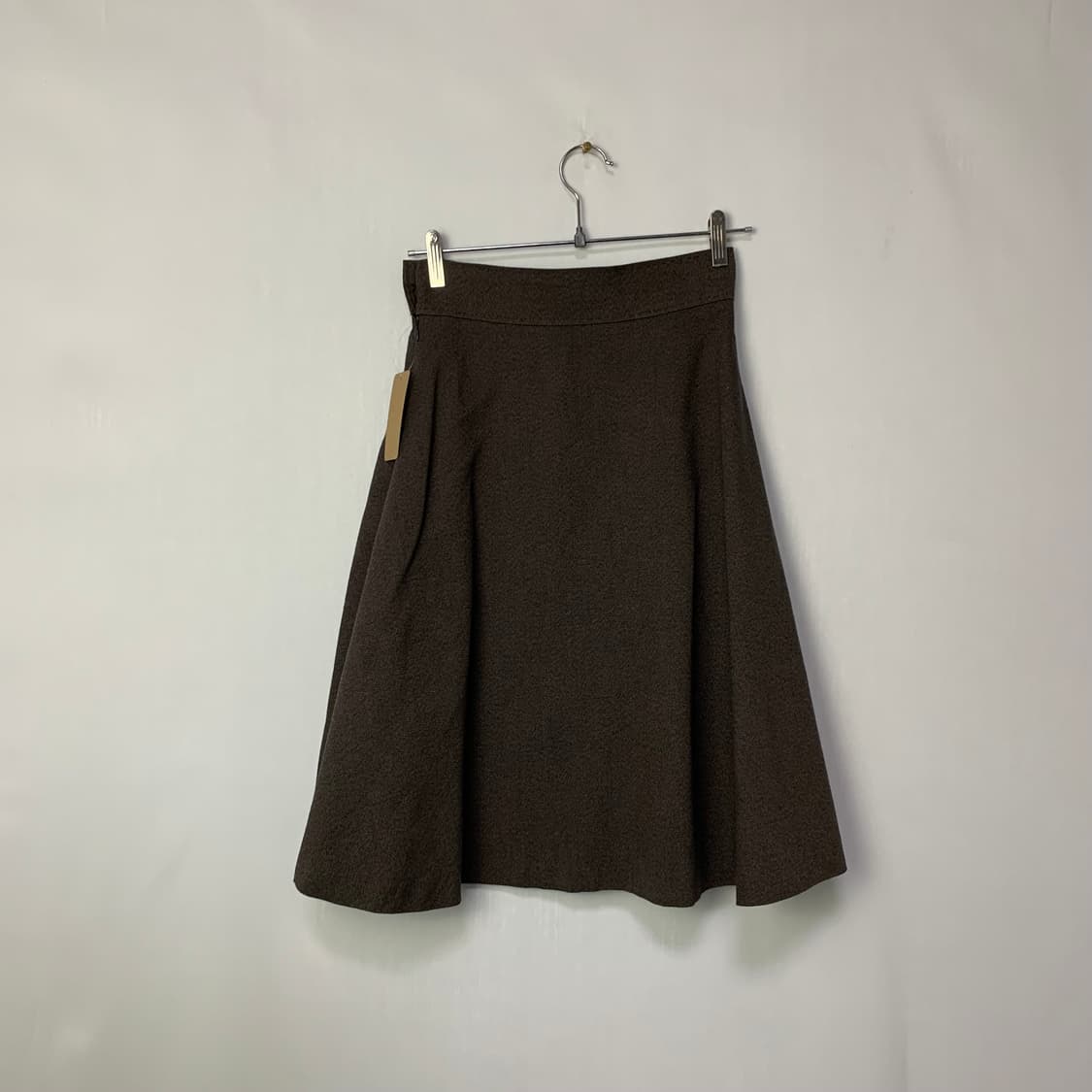 폴스미스 폴 스미스 브라운 플레어 미디 빈티지 스커트 25-26인치 상품이미지4