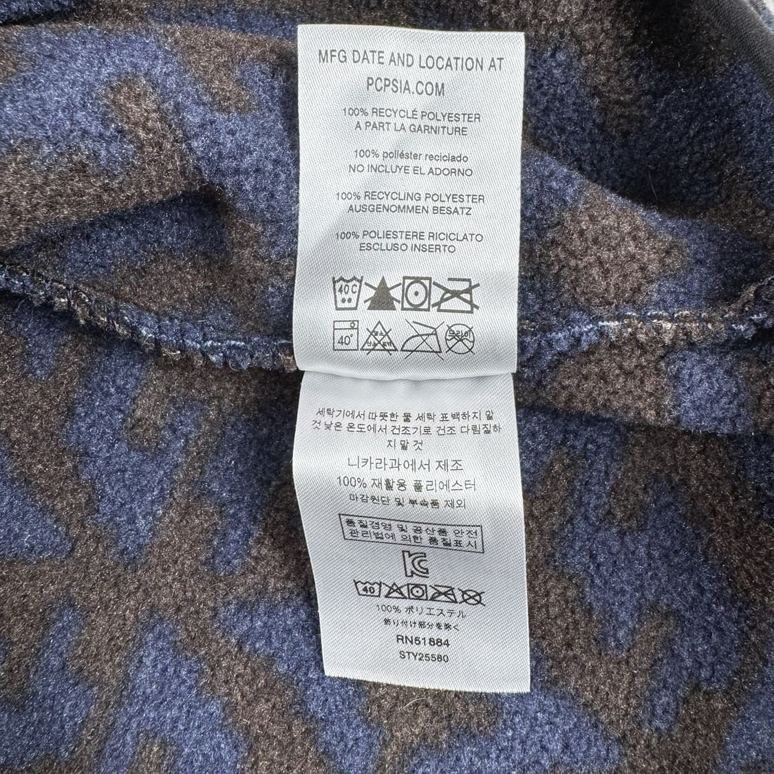 파타고니아 신칠라 스냅-T 아즈텍 블루/브라운 상품이미지7