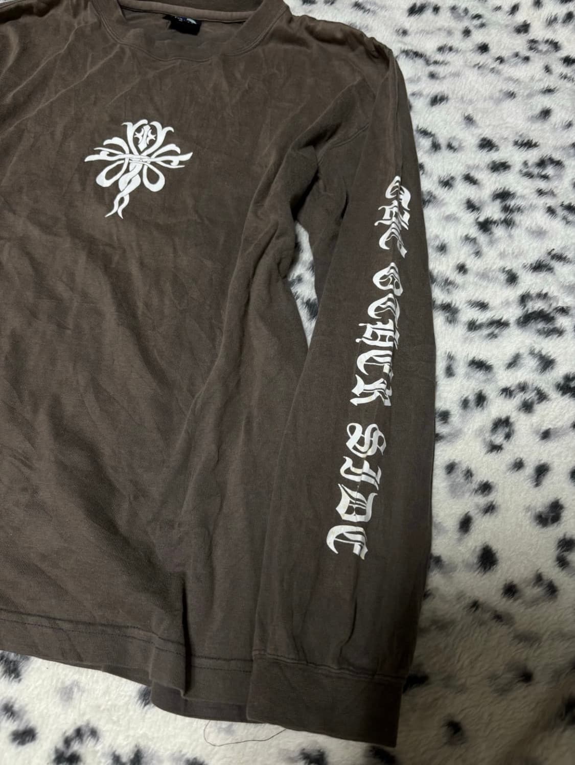 Y2k mood print Sleeve 상품이미지5