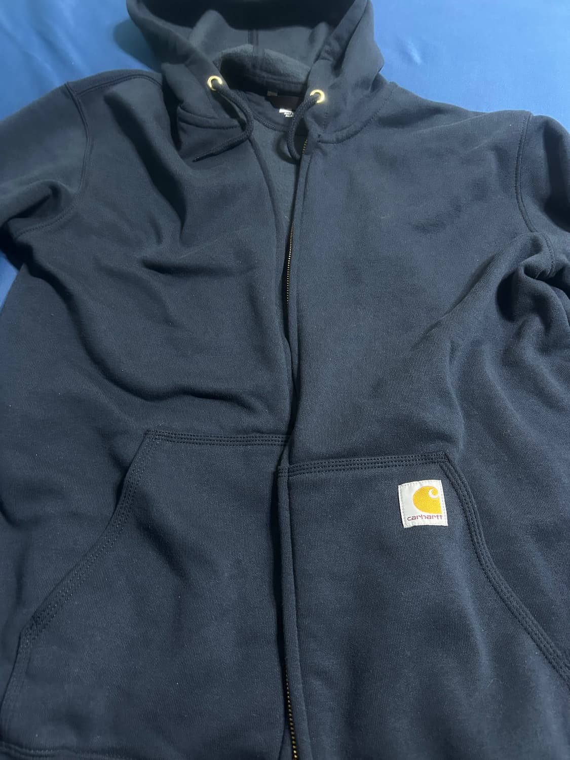 칼하트 후드집업 네이비 M 상품이미지1