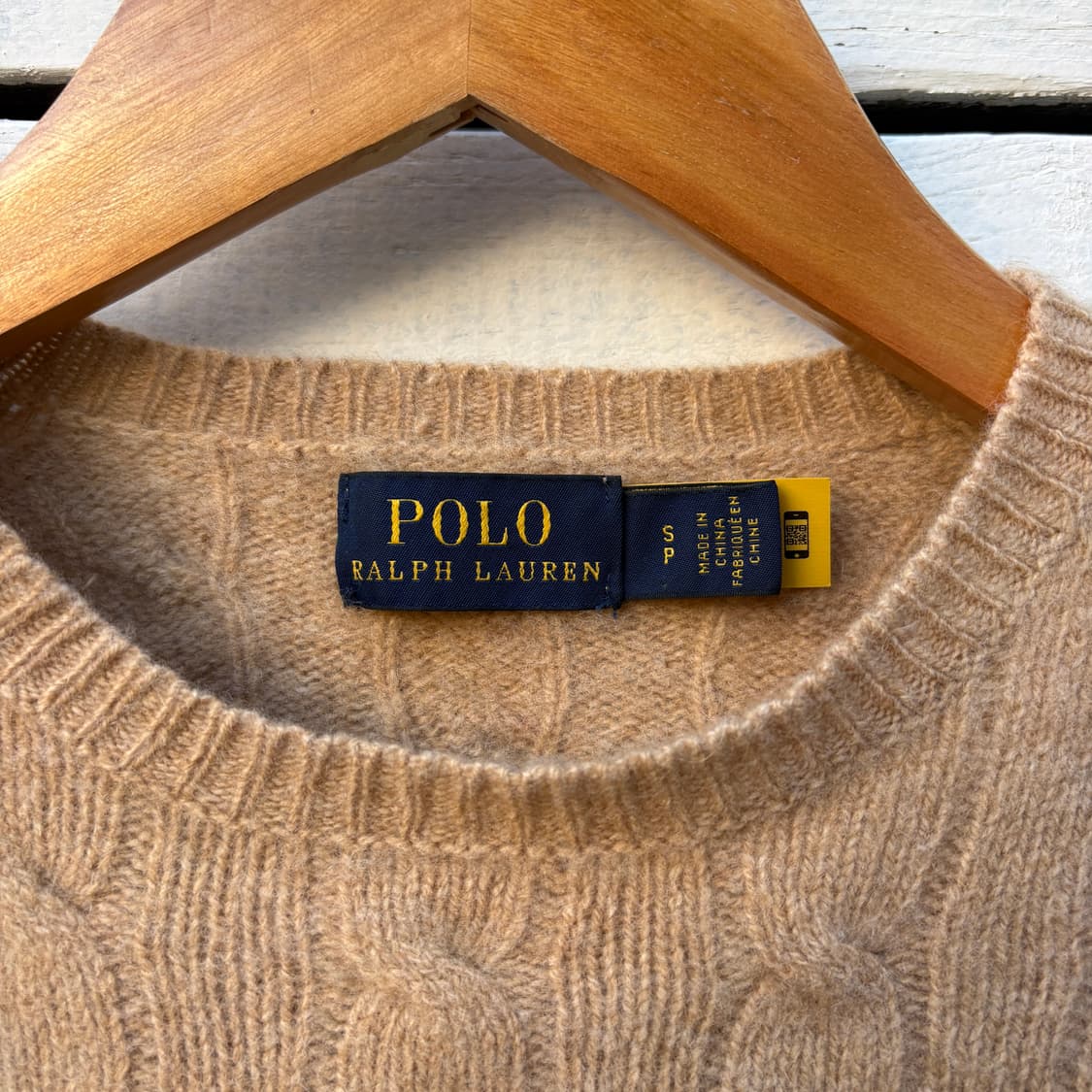 Polo 폴로 울 캐시미어 케이블 꽈배기 니트 상품이미지4