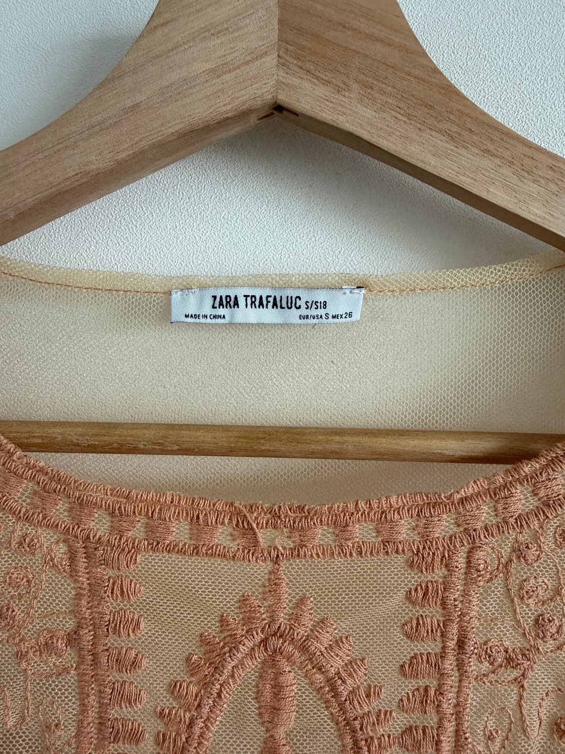 자라(ZARA) 시스루 탑 상품이미지6