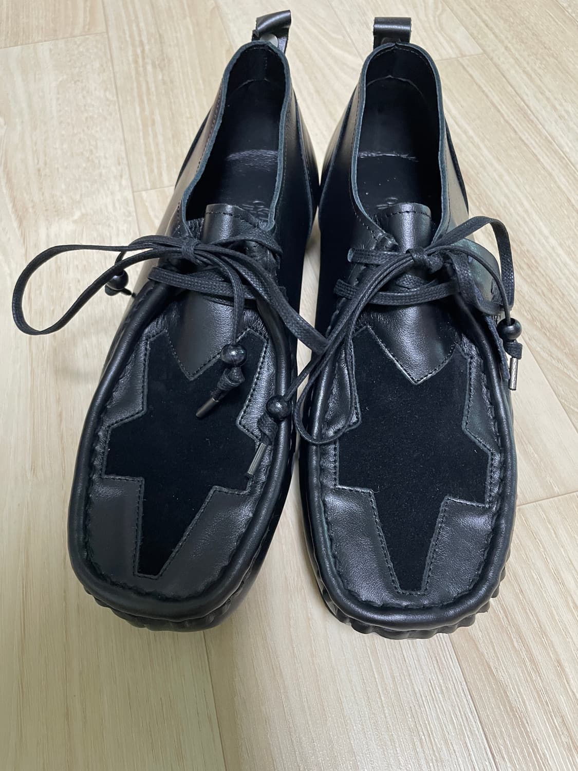 폴리테루 왈라비 슈즈 스타 레더 블랙 [1] 상품이미지2