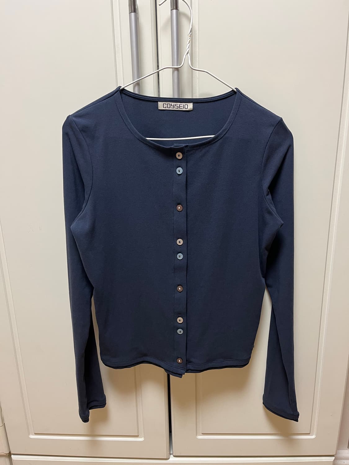 코이세이오 로우 엣지 가디건 네이비 RAW EDGE CARDIGAN 상품이미지6