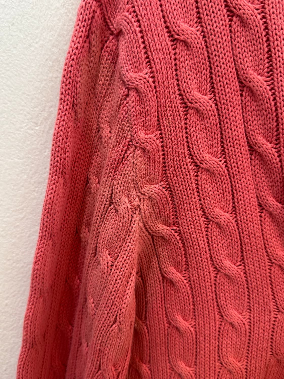 Polo Ralph Lauren red cotton cable knit  상품이미지6