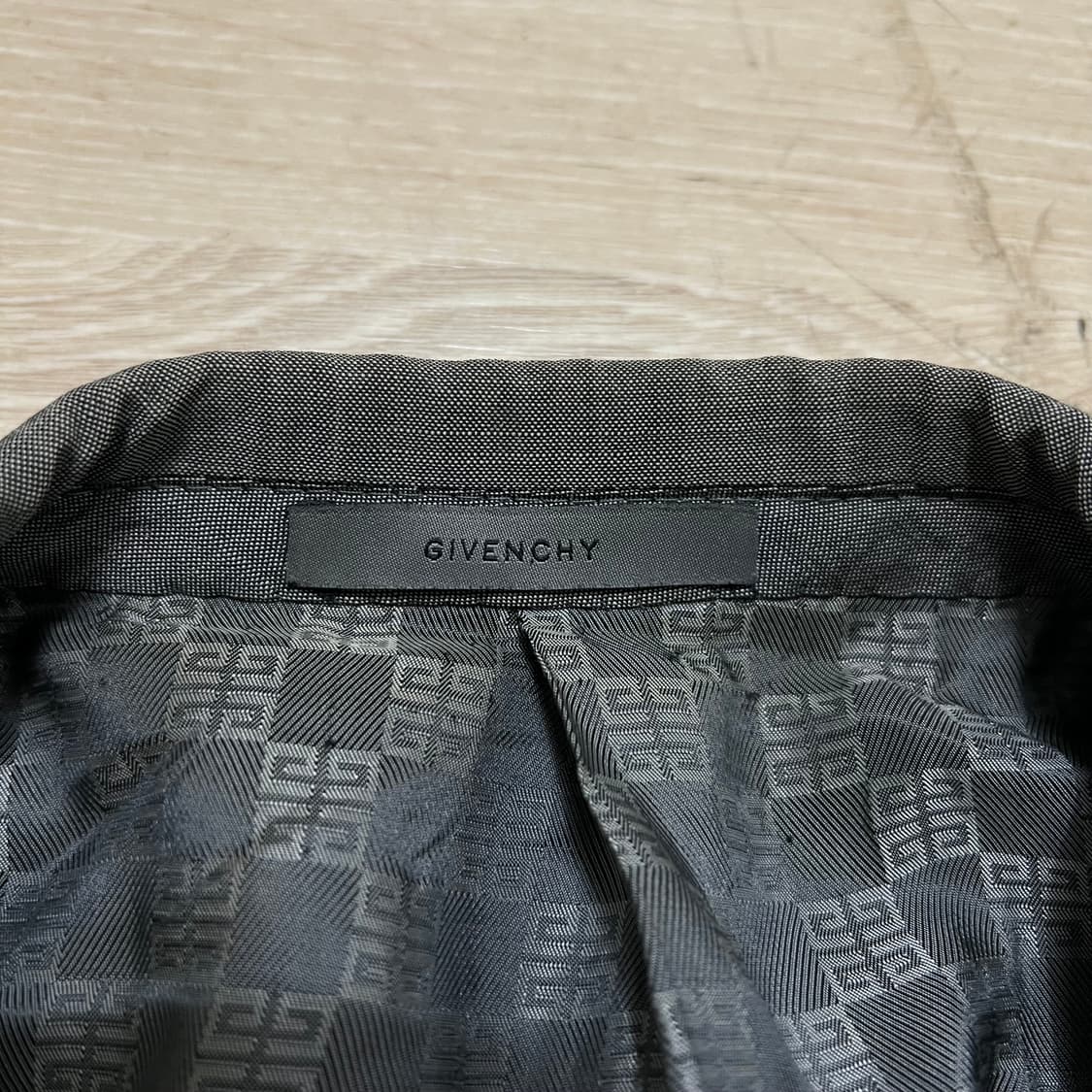 지방시 모헤어 투버튼 싱글 블레이저 정장자켓 [다크 그레이] L/100 상품이미지4