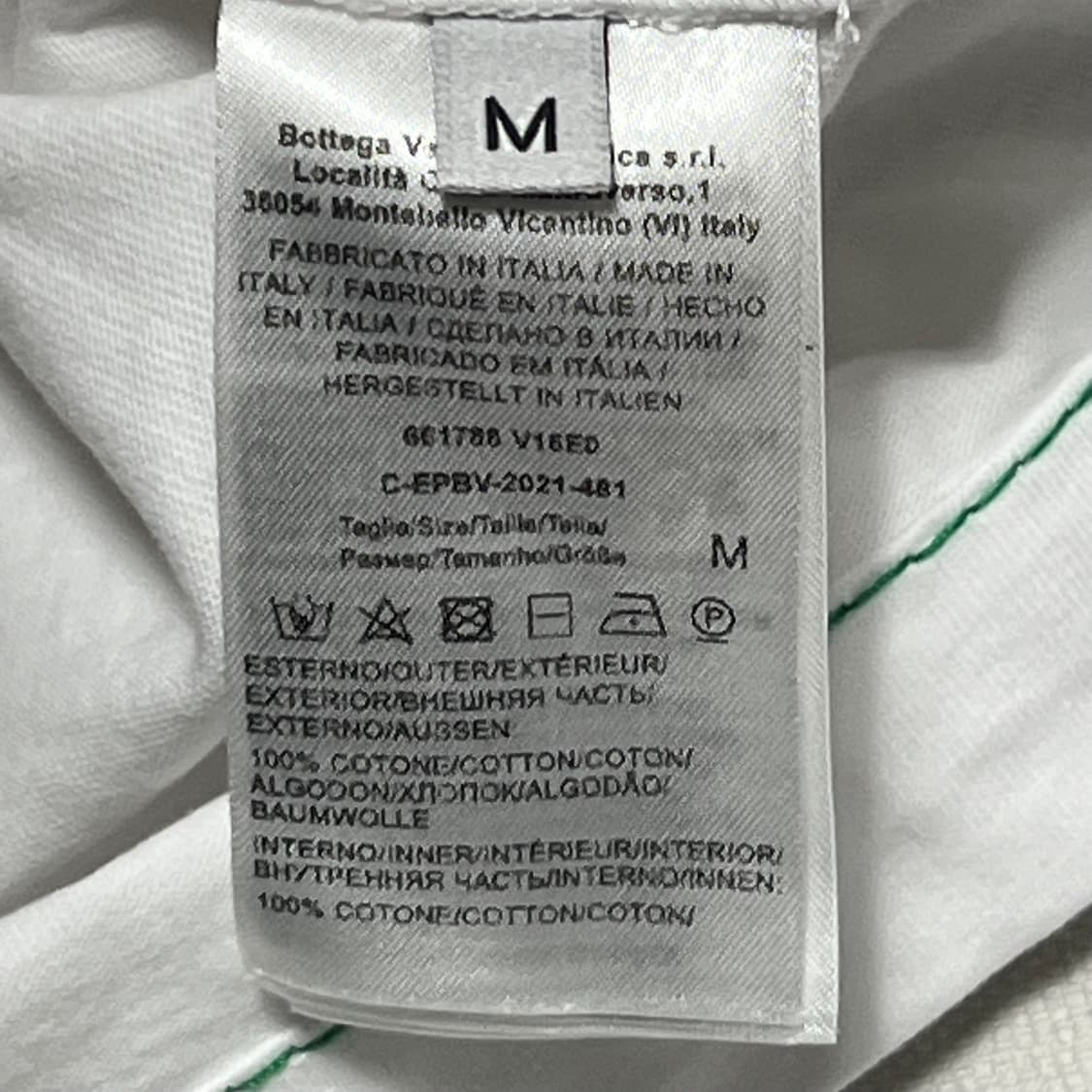 M 보테가베네타 오버로크 티셔츠 상품이미지4