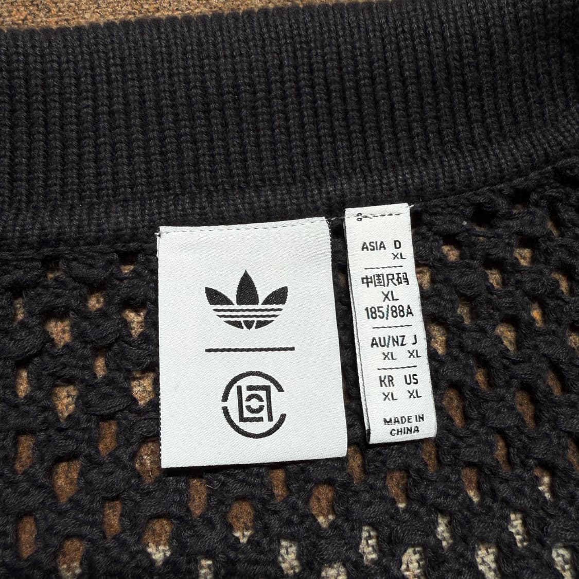 아디다스 클랏 크로셰 니트 폴로 카본 XL 상품이미지3