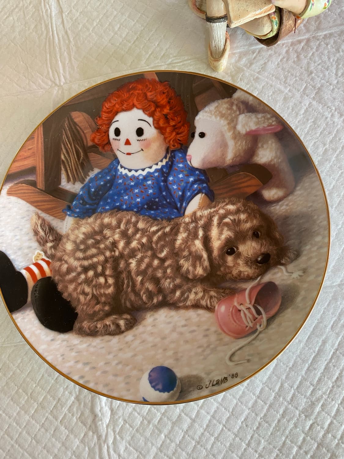 미국 빈티지 장식 접시 상품이미지2