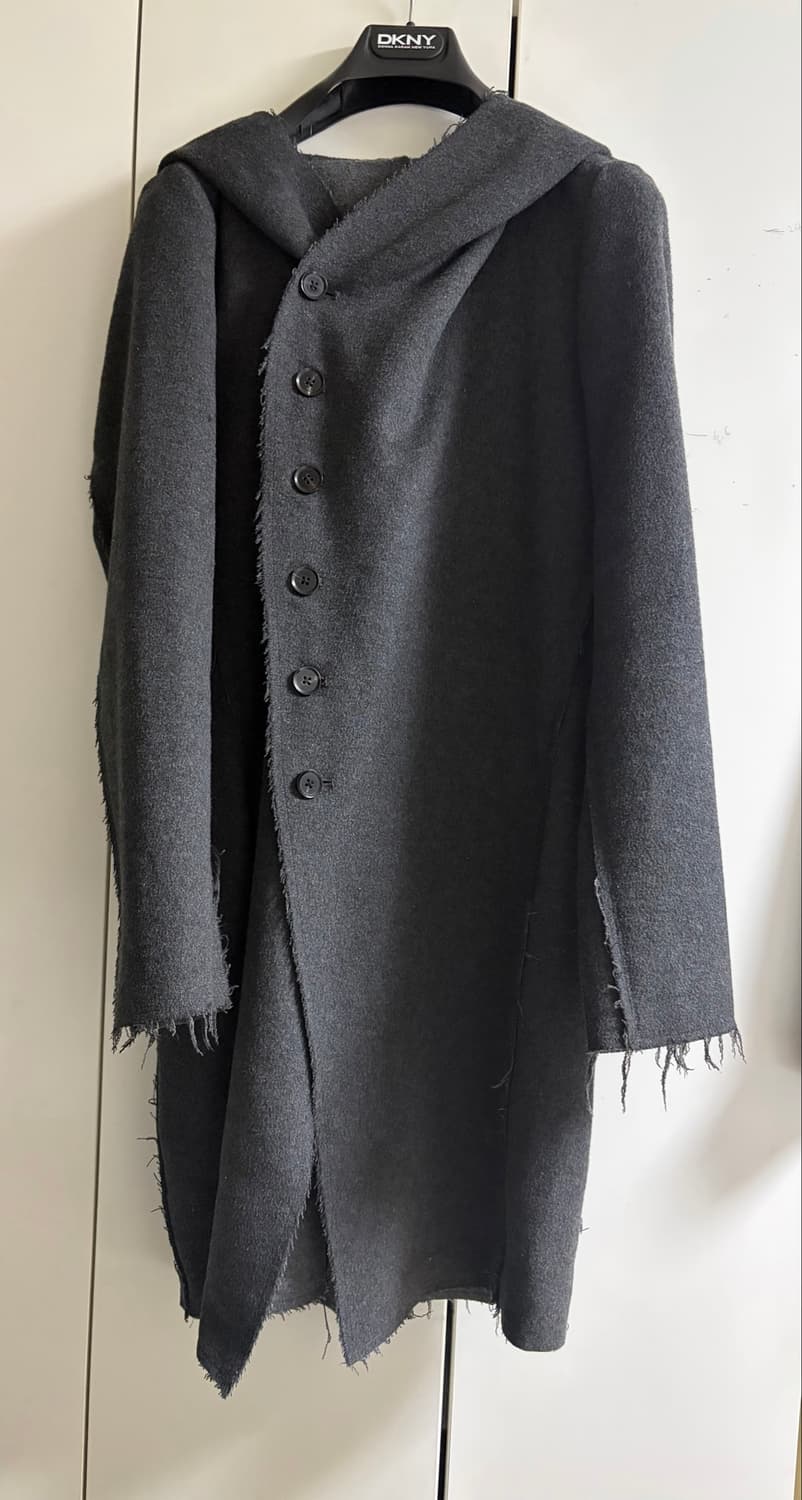 No Id asymmetrical long jacket 상품이미지1