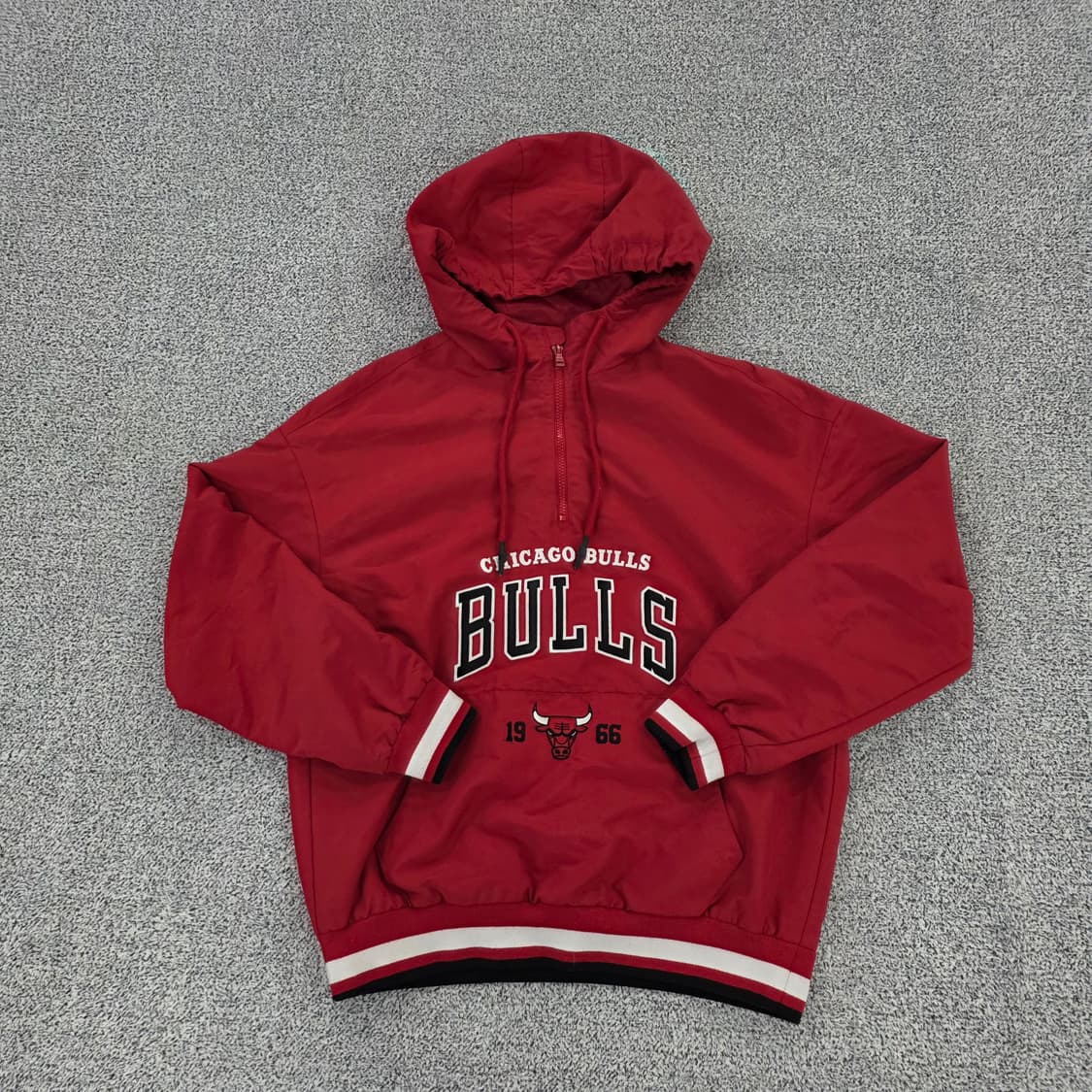 [M] NBA 시카고불스 아노락 반집업 후드 맨투맨 1217J1 상품이미지1