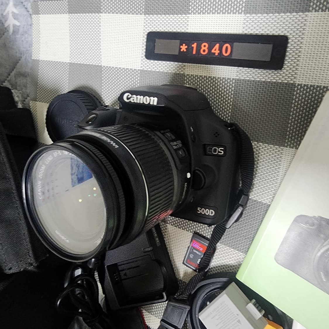 캐논 EOS 500D 디지털카메라 가방 세트 상품이미지2