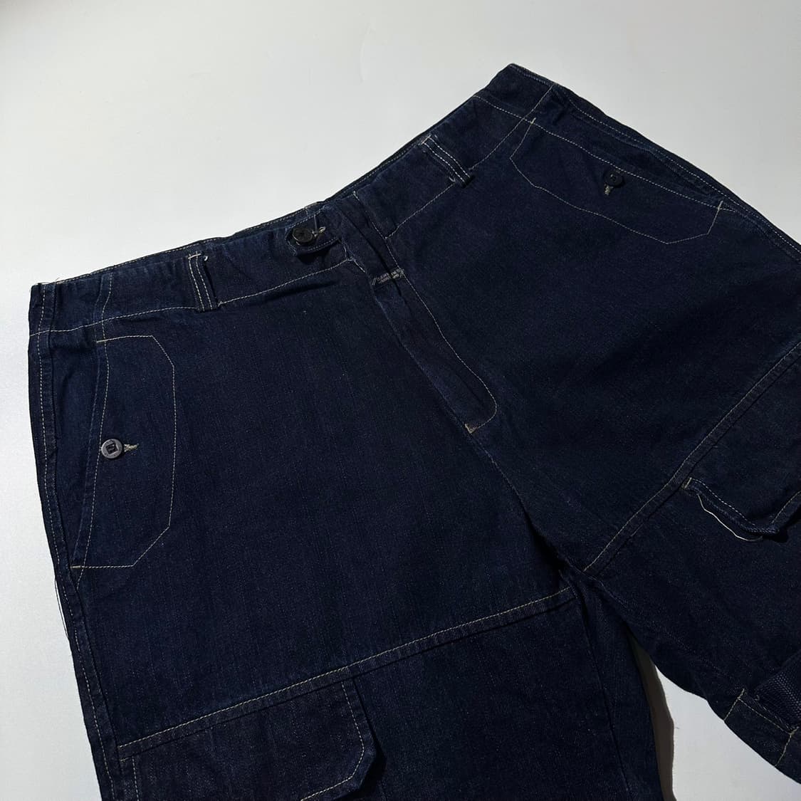 마리떼 프랑소와 저버 데님 카고 하프 팬츠 반바지 상품이미지3