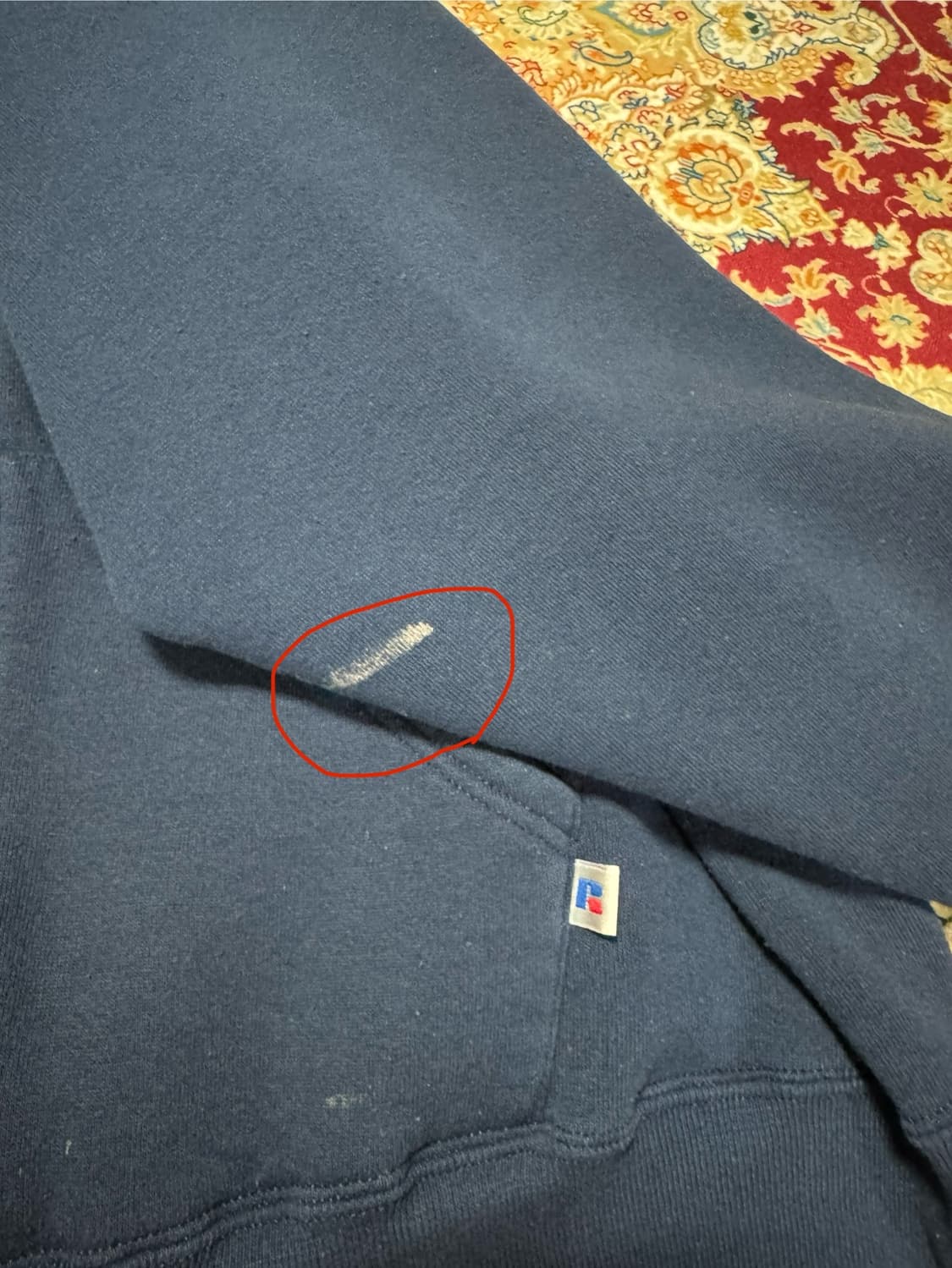 90s 러셀 후드집업 네이비 상품이미지6