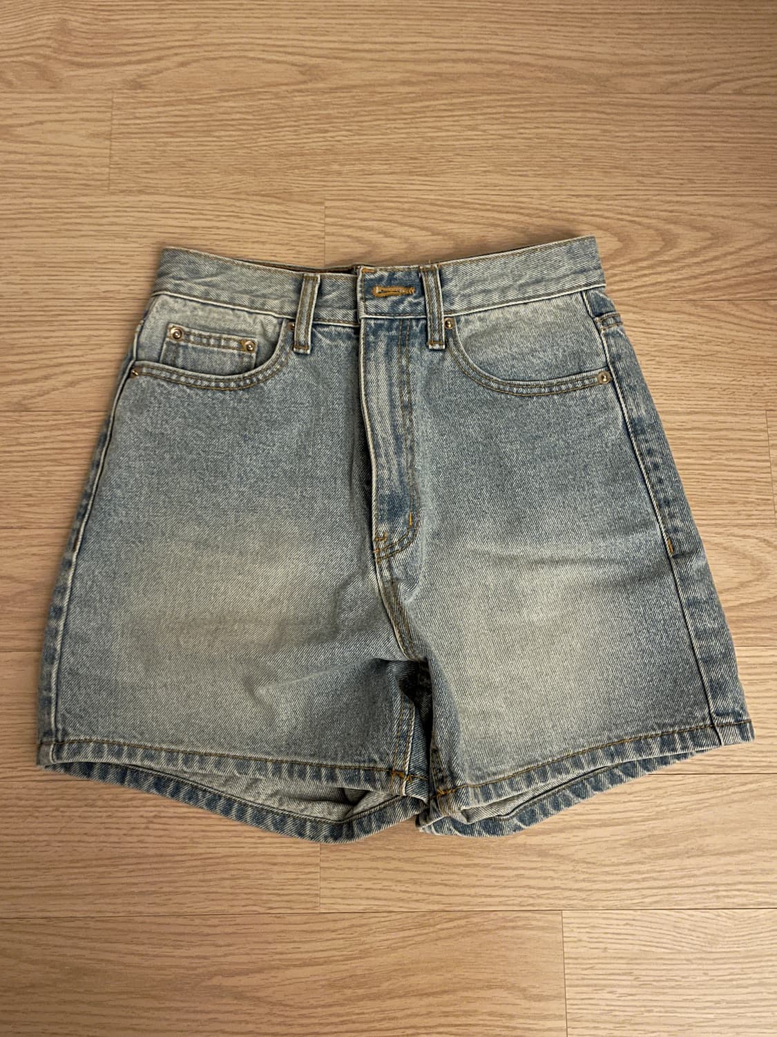 키르시 하이웨스트 데님 반바지 상품이미지1