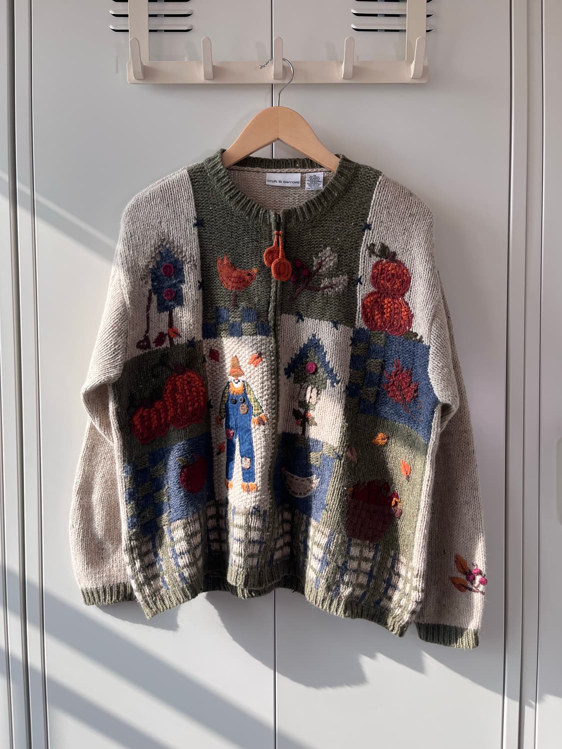 Croft & barrow 풍경 패치 니트 집업  상품이미지2