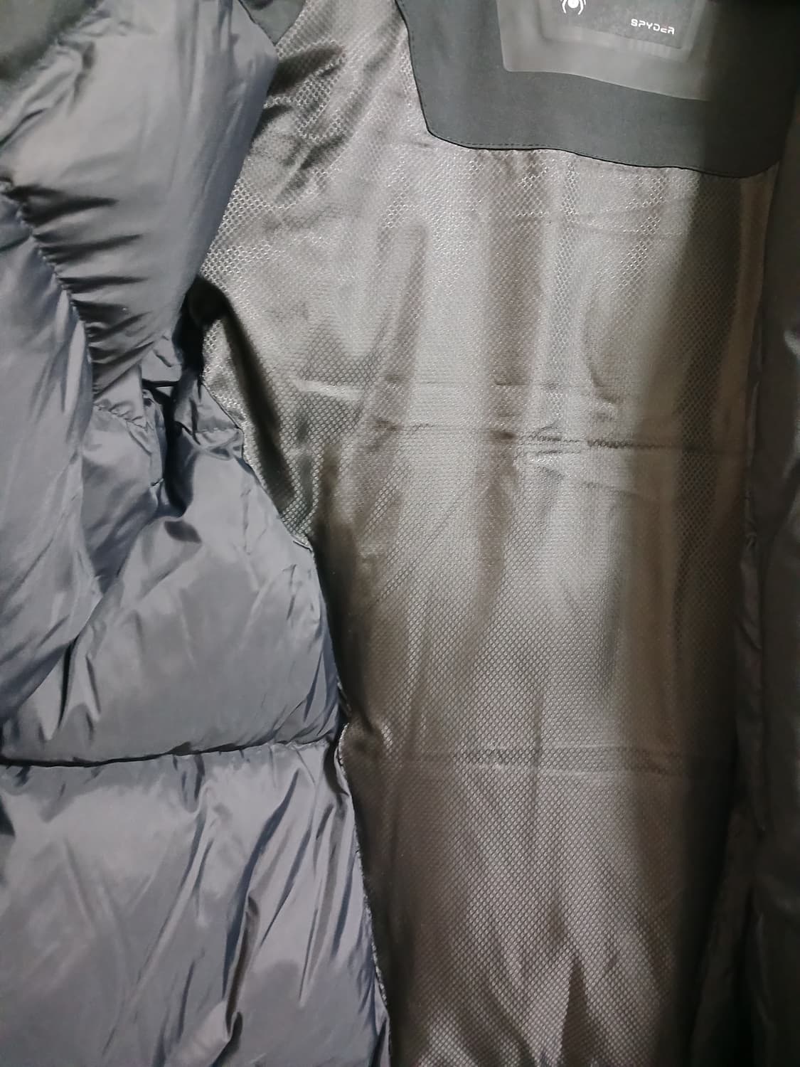 (S,90)스파이더 남녀공용 US SKI 롱다운자켓 블랙 상품이미지6