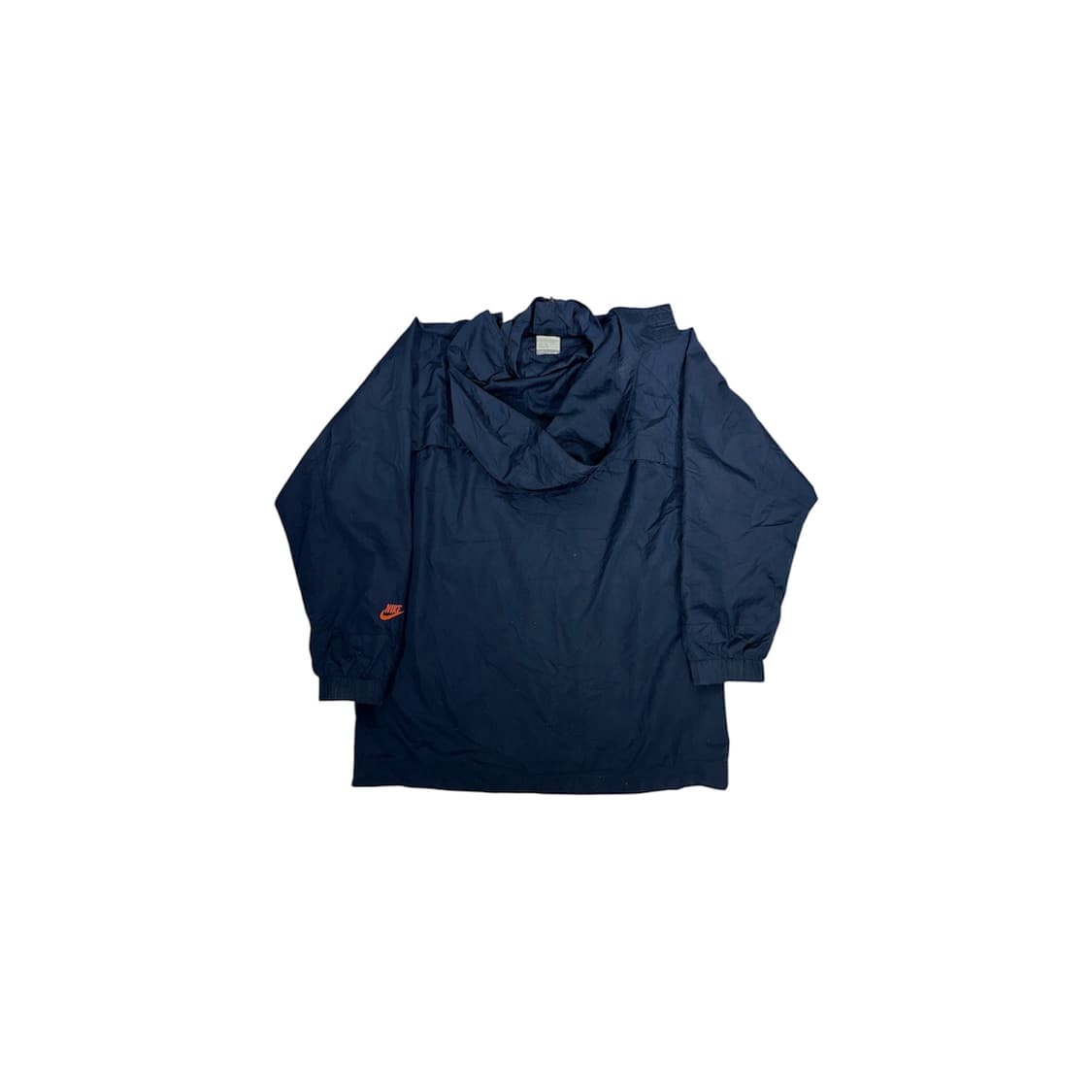  00s 나이키 네이비 에어 후드 바람막이 올드스쿨 트랙 자켓 L 상품이미지6