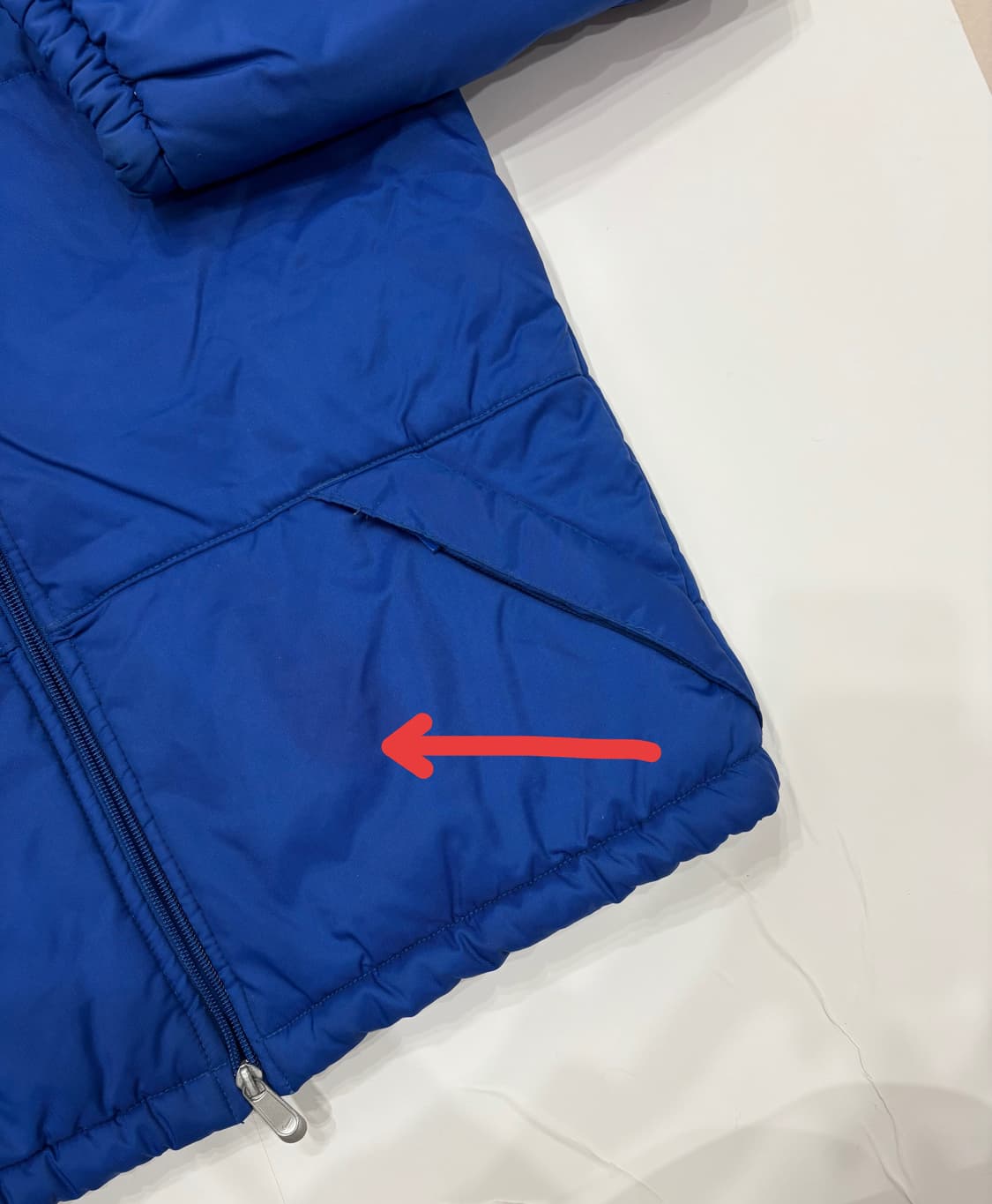 Nike 나이키 빈티지 블루 패딩 점퍼 상품이미지4