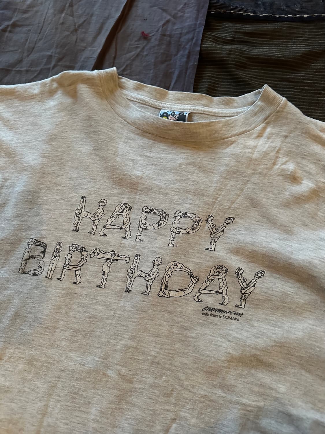 90s Vintage Happy Birthday SEX T Shirt 상품이미지3