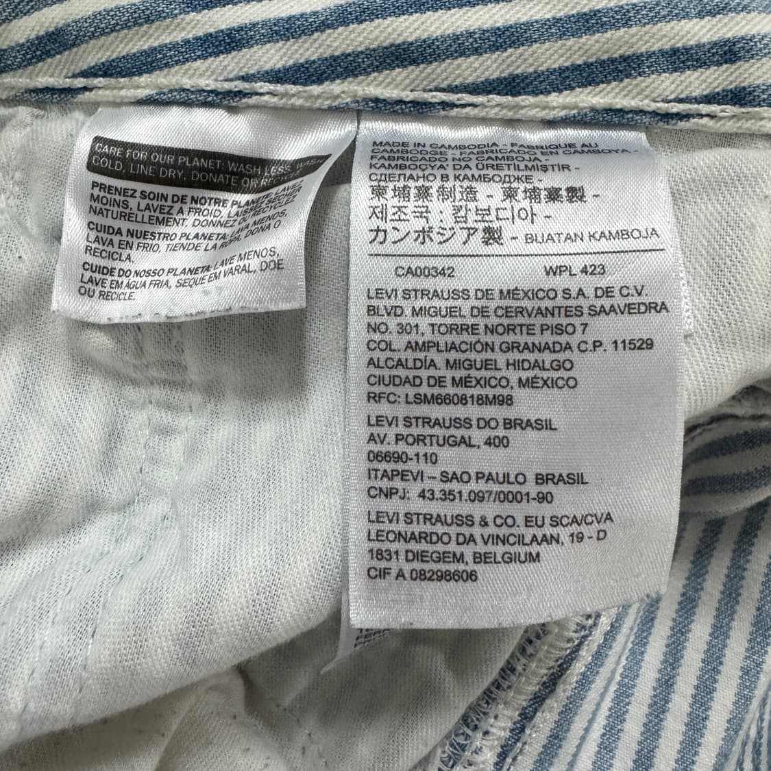 Levis Hickory 리바이스 히코리 스트라이프 카팬터 팬츠 상품이미지7