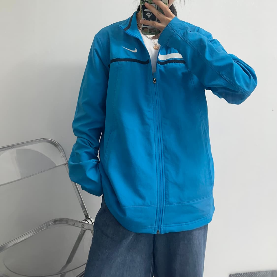 나이키 테니스라인 스우시 바람막이 우븐 자켓 상품이미지2