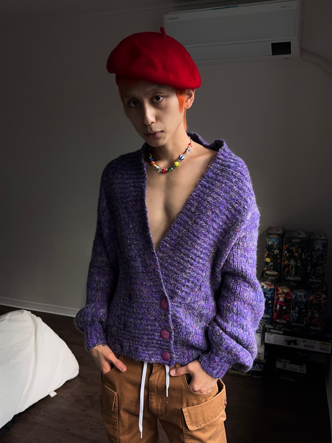 Maria Pia 더블 브레스티드 보카시 카디건 상품이미지6