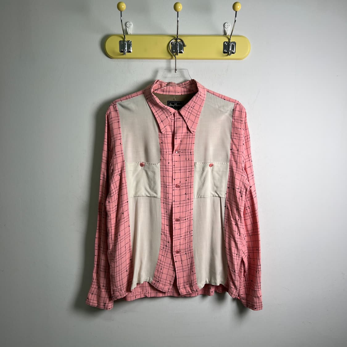 dry bones 드라이 본즈 핑크 체크 셔츠 S 상품이미지2