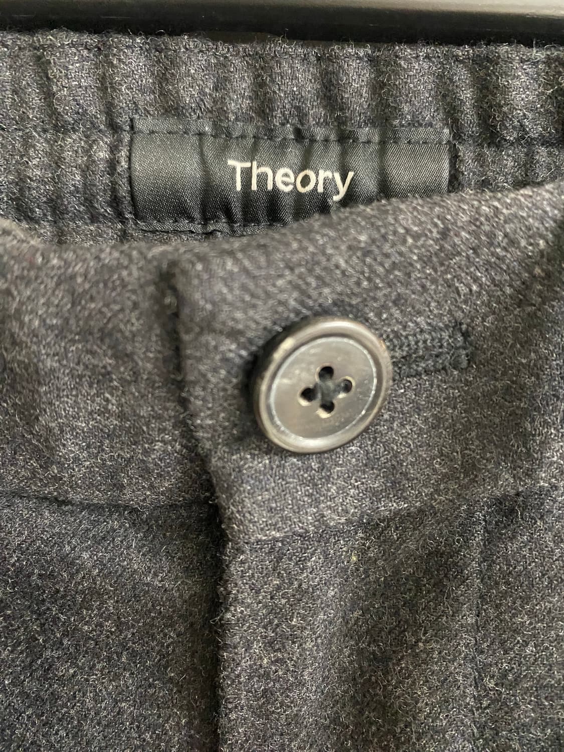 Theory 챠콜 남성 플란넬 울 캐시미어 바지 31 상품이미지5